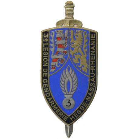 3° LEGION GENDARMERIE HESSE NASSAU RHENANIE